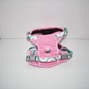 pangdi Dog Harness No Pull Reflective Adj Padded Dog Vest with Handle Pink SMALL